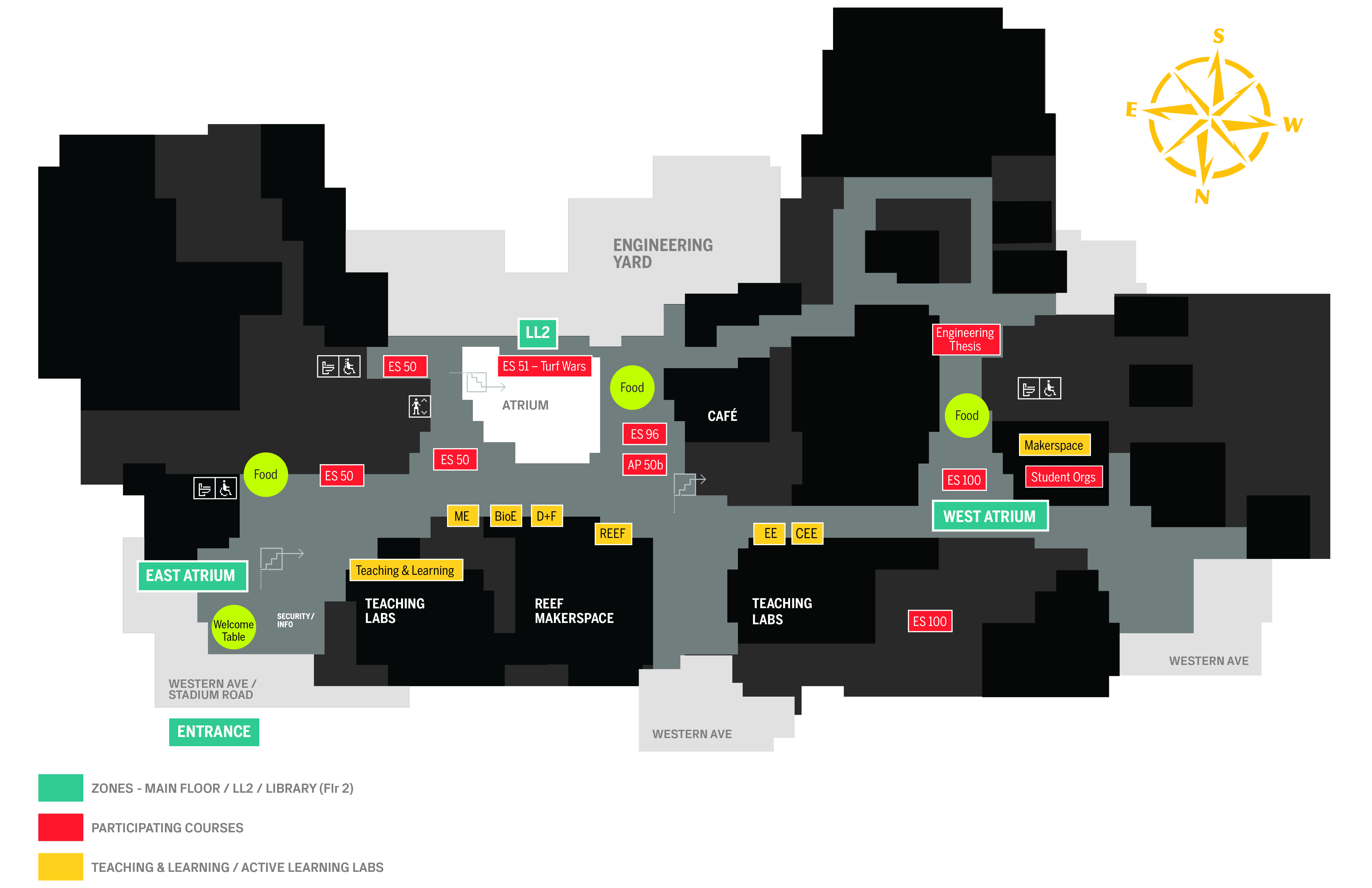 SEAS Design & Project Fair Map 2026
